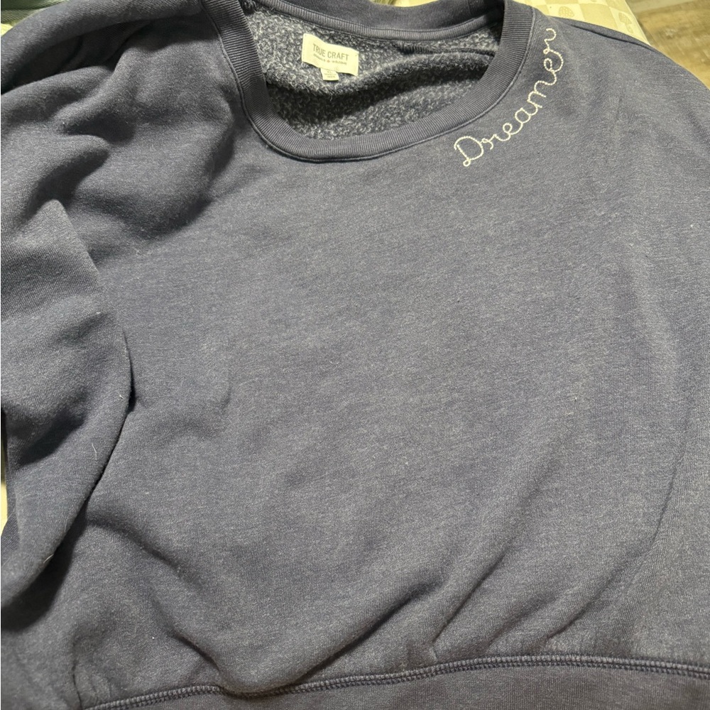 Dreamers Charcoal Crewneck Sweater